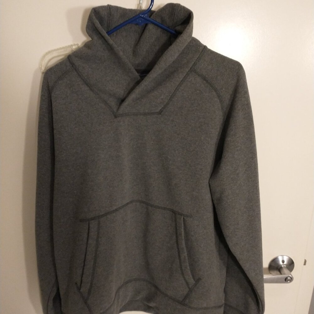North Face Men's Large High Neck / Mock Neck Sweatshirt Gray